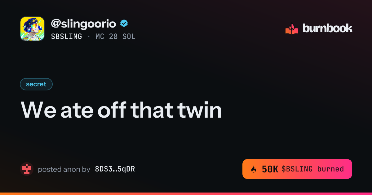 Share card for this post on @slingoorio